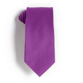 Purple Polyester Satin Tie